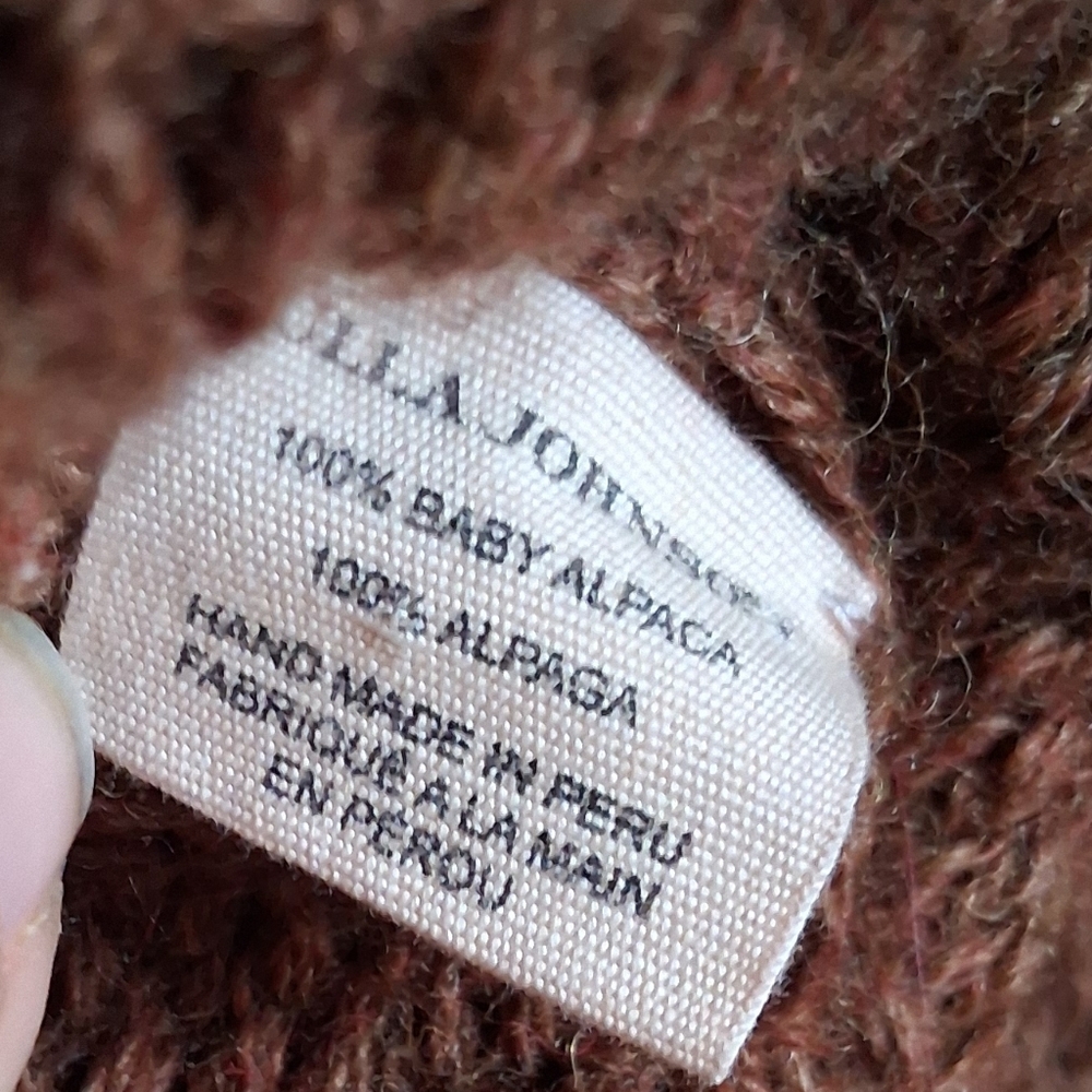 Ulla Johnson Alpaca Chocolate Fringe Sweater - Picture 4 of 4
